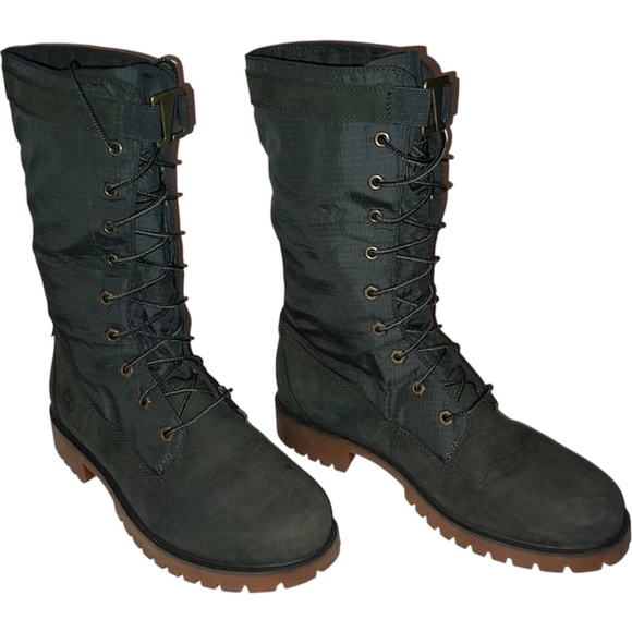 Timberland Womens Size 8.5 Jayne Waterproof Gaiter Boots Olive A1SJ1 - Picture 2 of 8